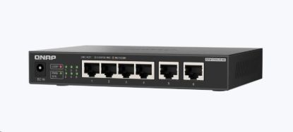Obrázek QNAP switch QSW-2104-2T-R2 (4x2,5GbE,2x10GbE,fanless)