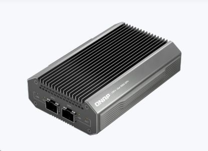Obrázek QNAP QNA-UC10G2SF adaptér USB-C/Thunderbolt 4 na 2x SFP+ (2xSFP+,1xUSB-C4/TB4,fanless)
