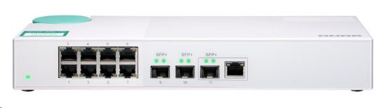 Obrázek QNAP switch QSW-308-1C (8xGbE,2xSFP+,1x10GbE/SFP+,fanless)