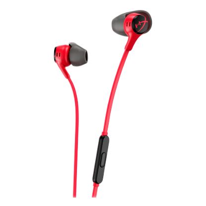 Obrázek HyperX Cloud Earbuds II RED Gaming Earbuds with Mic - Sluchátka pro herní konsole