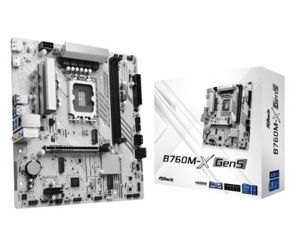 Obrázek ASRock MB Sc LGA1700 B760M- X Gen5, Intel B760, 2xDDR5, 1xDP, 1xHDMI, mATX