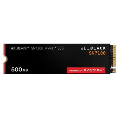 Obrázek WD BLACK SSD NVMe 500 GB PCIe SN7100 Powered by SanDisk, Gen4, (R: 6800, W: 5800MB/ s)