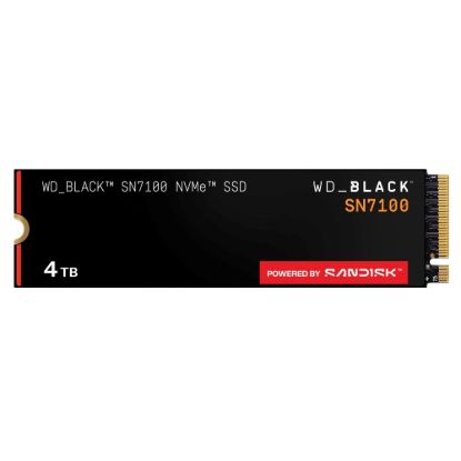 Obrázek WD BLACK SSD NVMe 4 TB PCIe SN7100 Powered by SanDisk, Gen4, (R: 7250, W: 6900MB/ s)