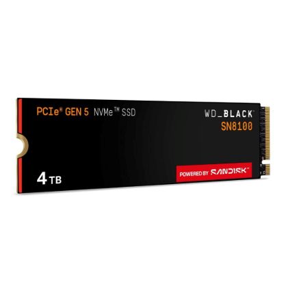Obrázek WD BLACK SSD NVMe 4 TB PCIe SN8100 Powered by SanDisk, Gen5, (R: 14900, W: 14000MB/ s)