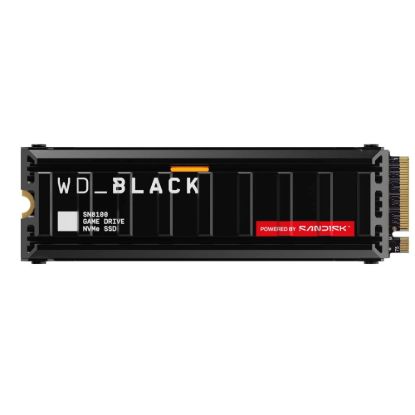 Obrázek WD BLACK SSD NVMe 4 TB PCIe SN8100 Powered by SanDisk, Gen5, (R: 14900, W: 14000MB/ s), Chladič