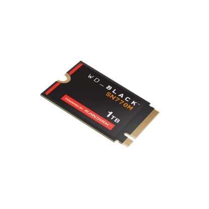Obrázek WD BLACK SSD NVMe 1 TB PCIe SN770M Powered by SanDisk, Gen4 8 Gb/ s, (R: 5150, W: 4900MB/ s) M.2 2230- S3- M