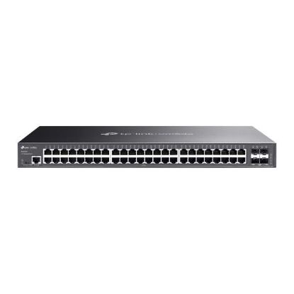 Obrázek TP-Link OMADA switch SG3452X (48xGbE, 4xSFP+, 2xconsole, fanless)