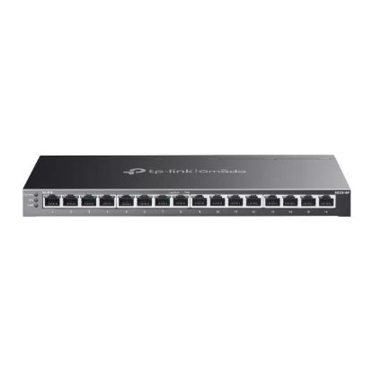 Obrázek TP-Link OMADA switch SG2016P (16xGbE, 8xPoE+, 120W, fanless)