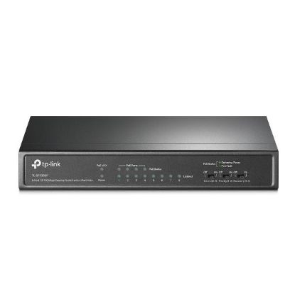 Obrázek TP-Link switch TL-SF1008P (8x100Mb/s, 4xPoE+, 66W, fanless)