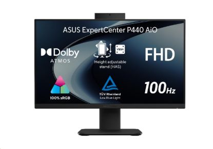 Obrázek ASUS PC AiO ExpertCenter P44 (P440VAK- BPC038XA), i3- 1315U, 23.8" FHD, 8 GB, 512 GB SSD, Intel, W11 Pro Edu, Black