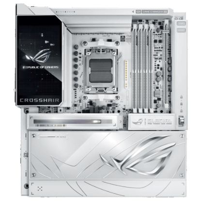 Obrázek ASUS MB Sc AM5 ROG CROSSHAIR X870E GLACIAL, AMD X870E, 4xDDR5, WiFi, 2xUSB4, E- ATX
