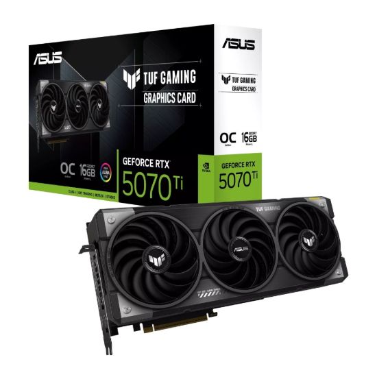 Obrázek VGA ASUS TUF Gaming GeForce RTX 5070 Ti 16GB GDDR7 OC
