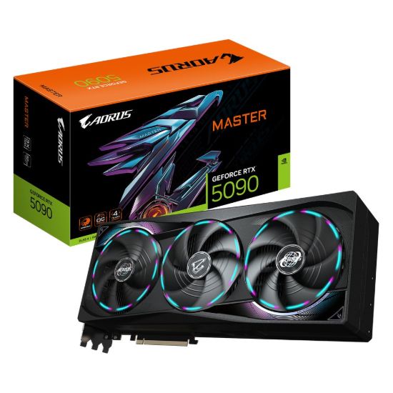 Obrázek VGA GIGABYTE AORUS GeForce RTX 5090 MASTER 32G GDDDR7