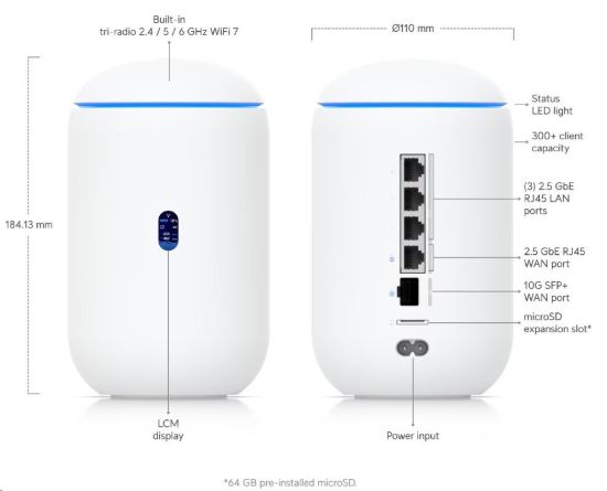 Obrázek Ubiquiti Dream Router 7 (15W)