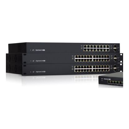 Obrázek Ubiquiti EdgeSwitch ES-24-250W, 24x1000Mbps + 2xSFP, PoE/PoE+/PoE24V (250W)