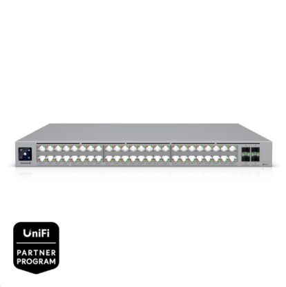 Obrázek Ubiquiti Enterprise Campus 48 PoE - 48-port PoE switch, 32x 10GbE + 16x 2,5GbE + 4x 25Gb SFP28, power budget 2150W, RP