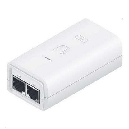 Obrázek Ubiquiti Gigabitový PoE Injektor 24-24W-G-WH, 24V/1A (24W), bílý