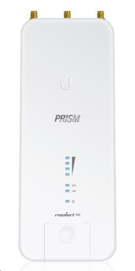 Obrázek UBNT airMAX Rocket2 AC [airPRISM, AP/Client,  2.4GHz, airMAX ac, 27dBm, 2xRSMA, 1xGPS]