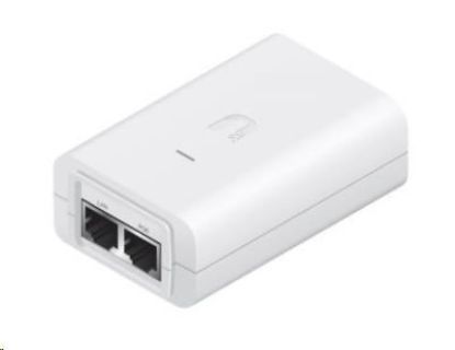 Obrázek UBNT POE-24-7W-G-WH [Gigabit PoE adapter 24V/0,3A (7W), pro LBE-5AC-Gen2,LBE-5AC-16-120, vč.napájecího kabelu]