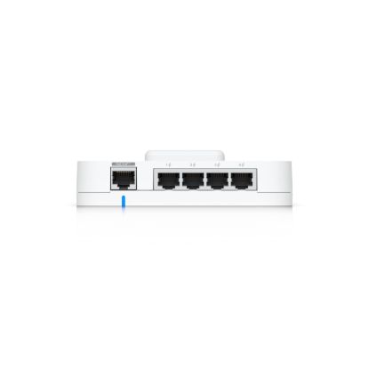 Obrázek Ubiquiti Přístupový systém (UA-Hub-Door), rozbočovač/kontroler, 1x PoE++ vstup, 5x 1Gb LAN, PoE výstup, 4x relé, DIN