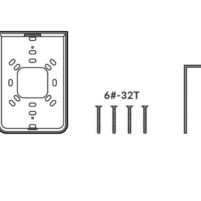 Obrázek Ubiquiti Přístupový bod Dualband UniFi U6 In-Wall WiFi 6, Swittch 4-port 1Gb, MIMO 2.4 Ghz+ 5 GHz, 1/1x PoE in/out