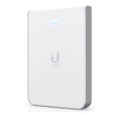 Obrázek Ubiquiti Přístupový bod Dualband UniFi U6 In-Wall WiFi 6, Swittch 4-port 1Gb, MIMO 2.4 Ghz+ 5 GHz, 1/1x PoE in/out