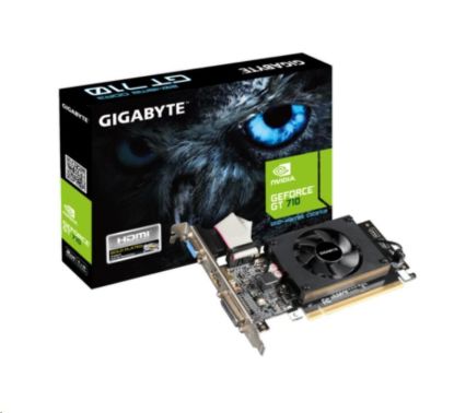 Obrázek GIGABYTE VGA NVIDIA GV- N710D3- 2GL 2.0, GT 710, 2GB DDR3, 1xHDMI, 1xDVI, 1xVGA
