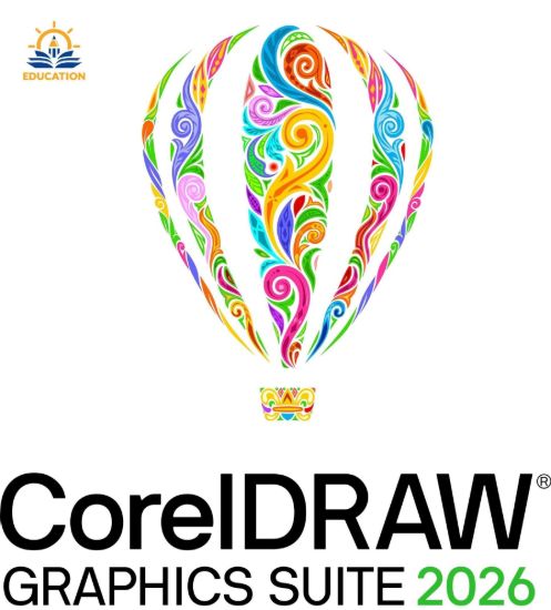 Obrázek CorelDRAW Graphics Suite 2026 Education Perpetual License (incl. 1 Yr CorelSure Maintenance)(51- 250)