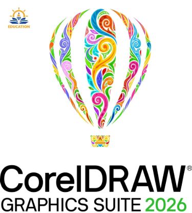 Obrázek CorelDRAW Graphics Suite 2026 Education Perpetual License (incl. 1 Yr CorelSure Maintenance)(251+)