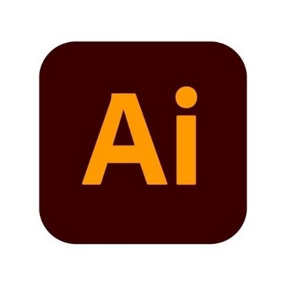 Obrázek Illustrator for teams, Multi Platform, Multi Language (+CZ) Government, 1 User, 12 Months, Level 1, 1 - 9 Lic