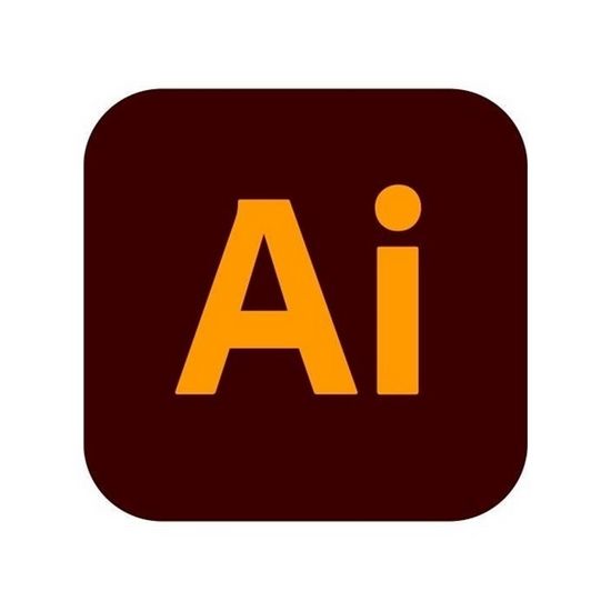 Obrázek Illustrator for teams, Multi Platform, Multi Language (+CZ) Government, 1 User, 12 Months, Level 1, 1 - 9 Lic