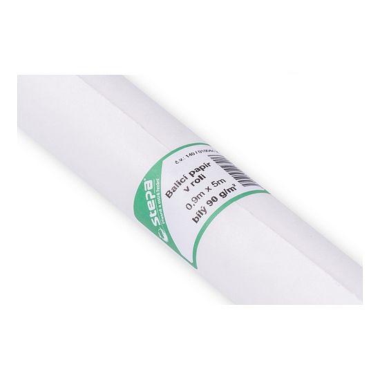 Obrázek Balicí papír v roli 90cmx5m 90g bílý