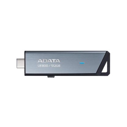 Obrázek ADATA Flash Disk 512 GB UE800, USB 3.2 USB- C, Elite drive, šedá