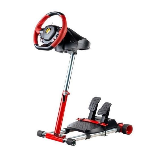 Obrázek WHEEL STAND PRO stojan THRUSTMASTER F458 SPIDER/ T80 /T100 /F458 /F430 WHEELS – V2 červená