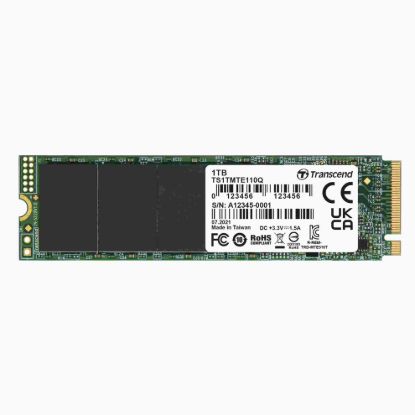 Obrázek TRANSCEND SSD 110Q 1TB, M.2 2280, PCIe Gen3x4, NVMe, M-Key, QLC, DRAM-less