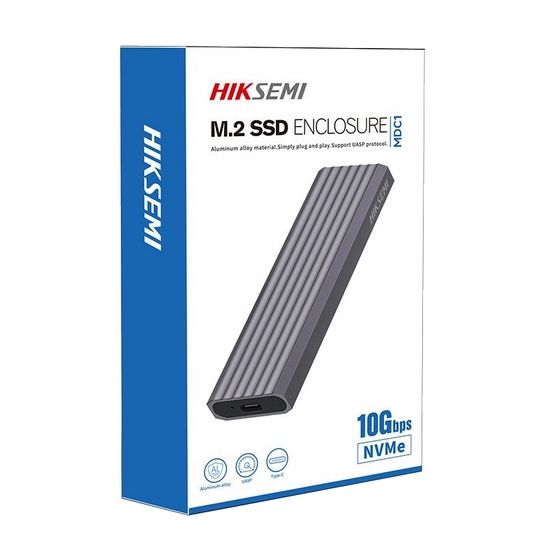 Obrázek HIKSEMI externí box MDC1, M.2 NVMe Enclosure, Až 2280, černá