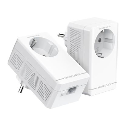 Obrázek MERCUSYS MP500P KIT průchozí powerline set (AV1000, 1xGbELAN)