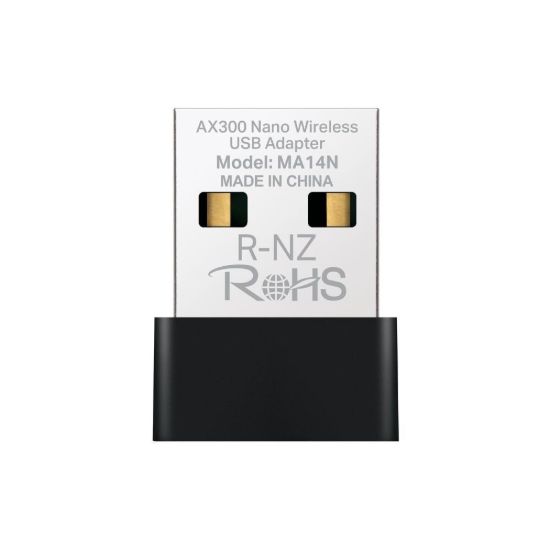 Obrázek MERCUSYS MA14N WiFi6 USB nano adapter (AX300, 2, 4GHz, USB2.0)