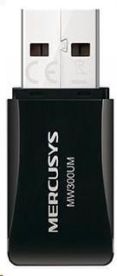 Obrázek MERCUSYS MW300UM WiFi4 USB adapter (N300, 2, 4GHz, USB2.0)