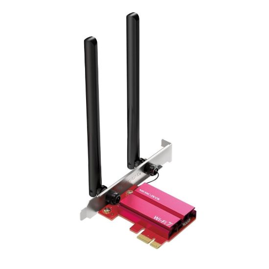 Obrázek MERCUSYS MA37BE WiFi7 PCIe adapter (BE6500, 2, 4GHz/ 5GHz/ 6GHz, Bluetooth5.4)