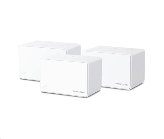Obrázek MERCUSYS Halo H80X(3- pack) WiFi6 Mesh (AX3000, 2, 4GHz/ 5GHz, 3xGbELAN/ WAN)