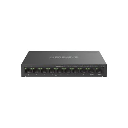 Obrázek MERCUSYS switch MS110CP (8 x 100Mb/ s, 2xGbE, 8xPoE+, 65 W, fanless)