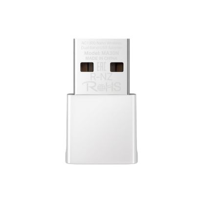 Obrázek MERCUSYS MA30N WiFi5 USB nano adapter (AC1300, 2, 4GHz/ 5GHz, USB2.0)