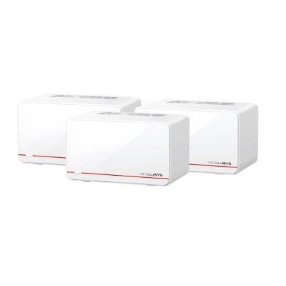 Obrázek MERCUSYS Halo H37BE(3- pack) WiFi7 Mesh (BE6500, 2, 4GHz/ 5GHz, 2 x 2, 5GbELAN/ WAN, 1xGbELAN/ WAN)