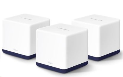 Obrázek MERCUSYS Halo H50G(3- pack) Aginet WiFi5 Mesh (AC1900, 2, 4GHz/ 5GHz, 3xGbELAN/ WAN)