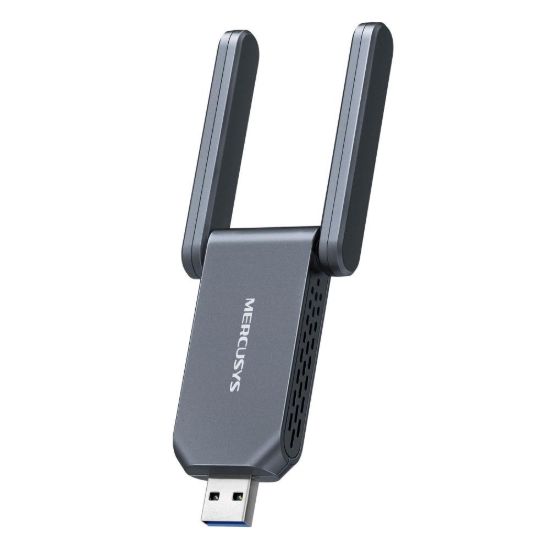 Obrázek MERCUSYS MA37BEH WiFi7 USB adapter (AC1300, 2, 4GHz/ 5GHz/ 6GHz, USB3.0)