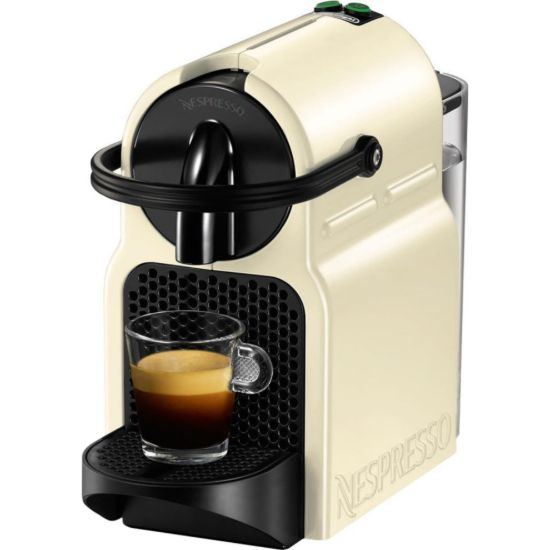 Obrázek DeLonghi Nespresso Inissia EN80.CW kapslový kávovar, béžový, 19 bar, ohřev 25 s, nádržka 0, 7 l, Espresso a Lungo