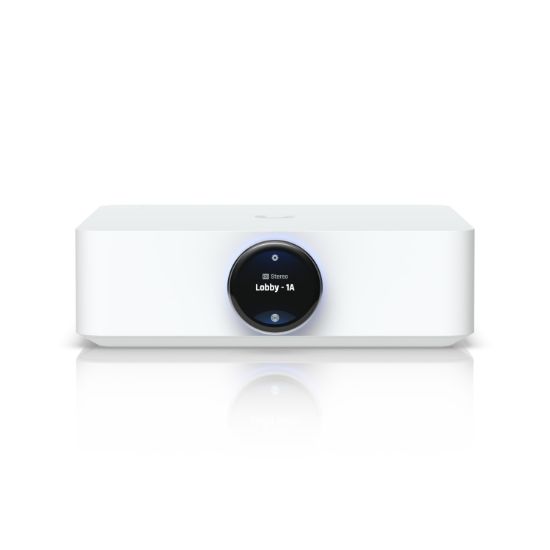 Obrázek UniFi Play PowerAmp (UPL-Amp-W) - Prémiový výkonný audio zesilovač, 130W, 2x RCA, 1x HDMI, bílý