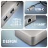Obrázek AXAGON HMC- CUB83 x 2, USB 10Gbps hub, 2x USB- A, USB- C, HDMI & DP 4k/ 144 Hz