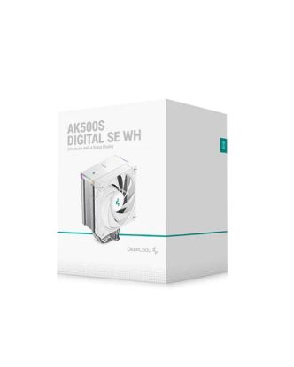Obrázek DEEPCOOL CPU Chladič AK500S DIGITAL SE, 1x120mm, LGA1851, AM5, bílá